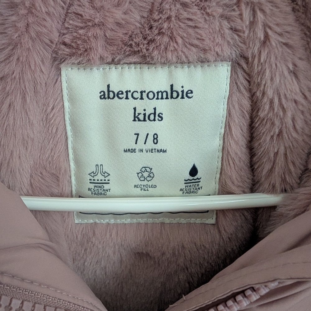 Abercrombie Kids Blush Puffer Coat - Picture 2 of 5